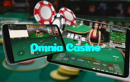 Omnia Casino casino presented on mobile device in Pakistan with slots and live games